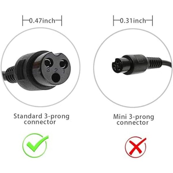 Cargador de batería de 24 V 36 W estándar de 3 puntas en_2
