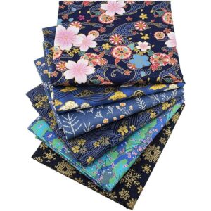 Queenbox 6 piezas de tela impresa japonesa 15.7 x 19.6_1