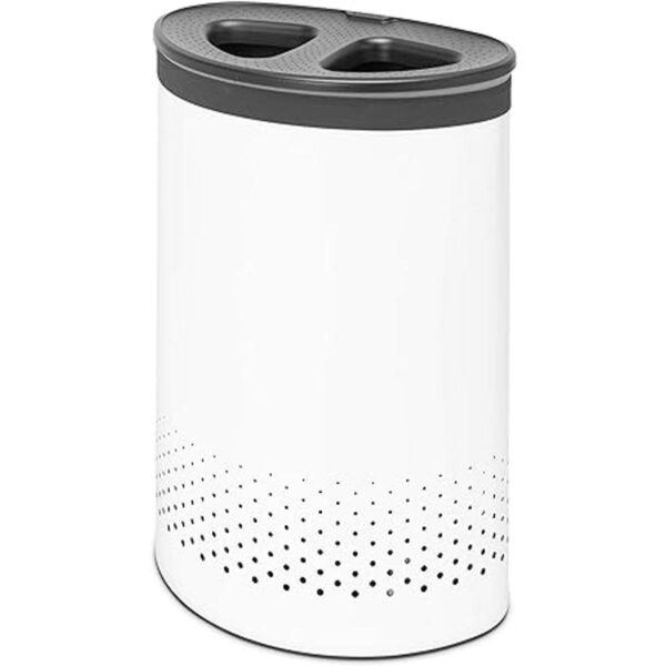 Brabantia Cesta de lavandería grande prémium 2 secciones_2