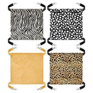 4 Pieces Rat Hammock Ferret Hammock Guinea Pig Cage