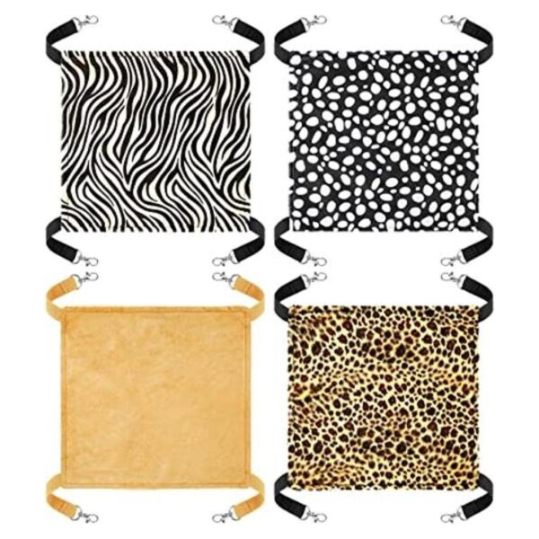 4 Pieces Rat Hammock Ferret Hammock Guinea Pig Cage