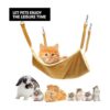 4 Pieces Rat Hammock Ferret Hammock Guinea Pig Cage