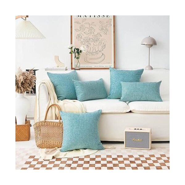 Home Brilliant Fundas de almohada de lino 1 unidad_3