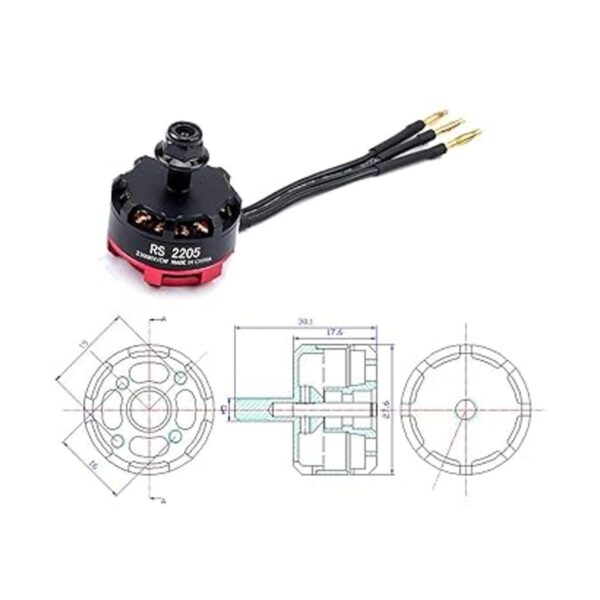 Readytosky RS2205 2300KV Motor sin escobillas CWCCW 34S_2
