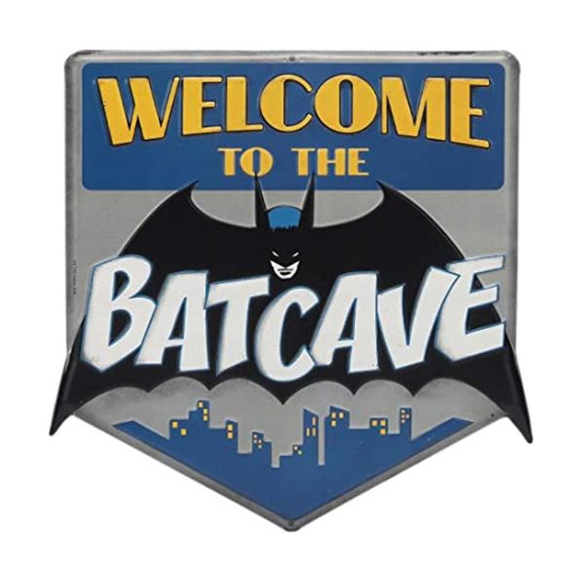 Open Road Brands DC Comics Letrero de metal en relieve de