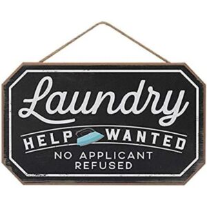 Open Road Brands Laundry Help Wanted Decoración de pared_1