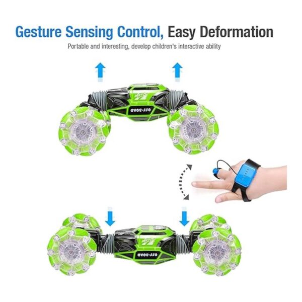 Powerextra Detección de gestos de coche RC Stunt con luz_2