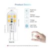 Bombilla LED G4 de 2 W 12 V 20 W bombilla halógena JC_2
