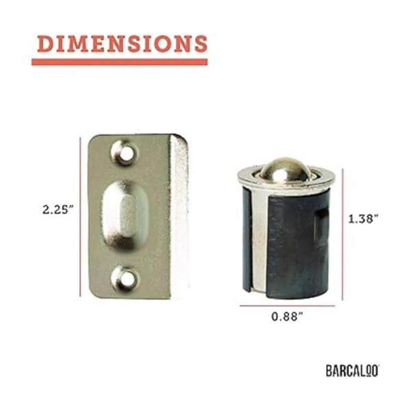Hardware de puerta para armario o armario níquel_2