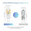 Bombilla LED G4 de 2 W 12 V 20 W bombilla halógena JC_6