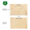 Paquete de 80 tarjetas de receta 4 x 6 pulgadas tarjetas