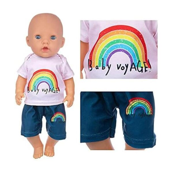 K.T.Fancy Juego de 5 juegos de ropa de muñeca de 15 a 18_4