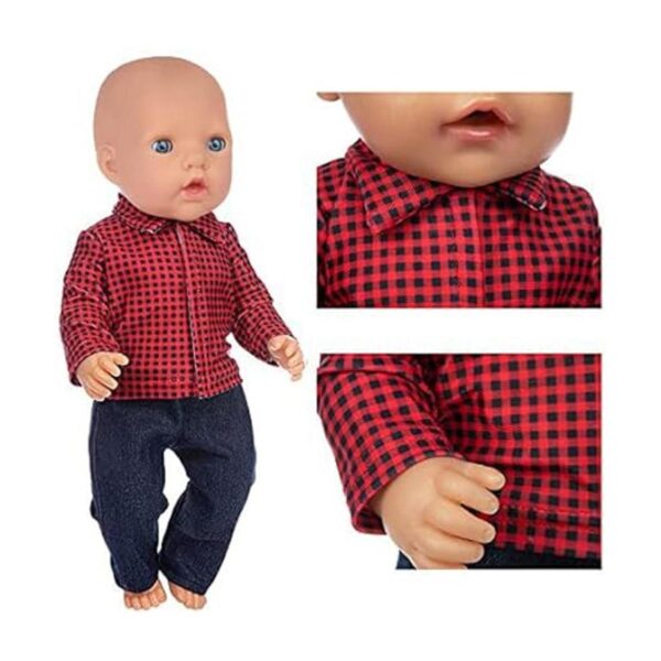 K.T.Fancy Juego de 5 juegos de ropa de muñeca de 15 a 18_5