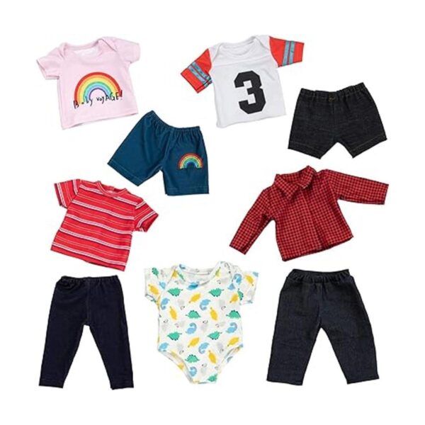 K.T.Fancy Juego de 5 juegos de ropa de muñeca de 15 a 18_2
