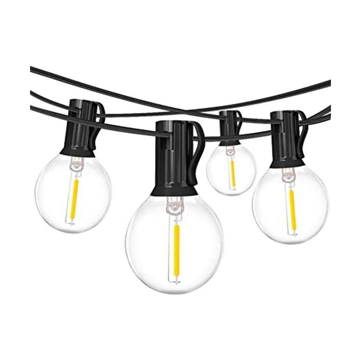 Cadena de luces para patio al aire libre de 18 pies