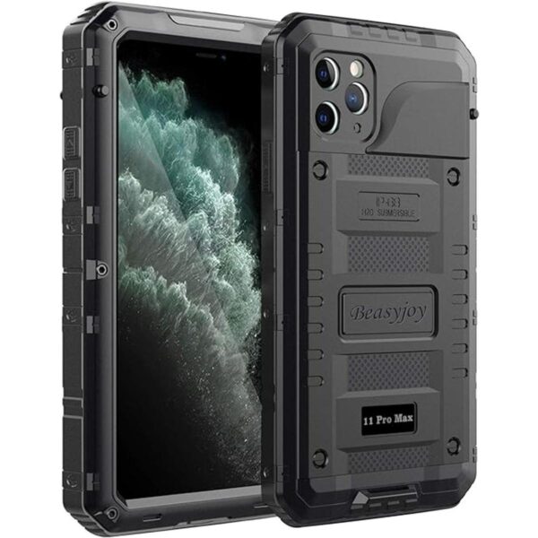 Beasyjoy Funda de metal impermeable para iPhone 11 Pro_1