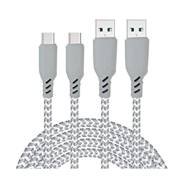 Cable de carga largo USB tipo C de 10 pies paquete de 2_1