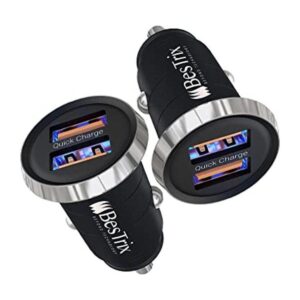 BESTRIX Cargador de coche de carga rápida 4.0 Dual USB_1