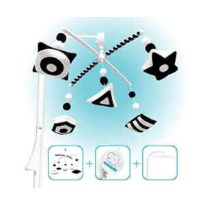 EVERLOVE Montessori Mobile Baby para cuna Móvil en blanco_1