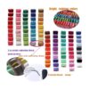 Kit de pulsera de hilo de bordar 218 unidades hilo de