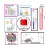 Kit de pulsera de hilo de bordar 218 unidades hilo de
