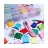 Kit de pulsera de hilo de bordar 218 unidades hilo de