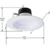 Halo Luz LED empotrada de 6 pulgadas luz empotrada de_3
