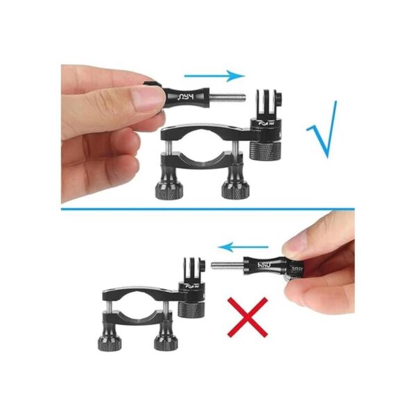 HSU Manillar de bicicleta de aluminio de 0.61.3 pulgadas_2