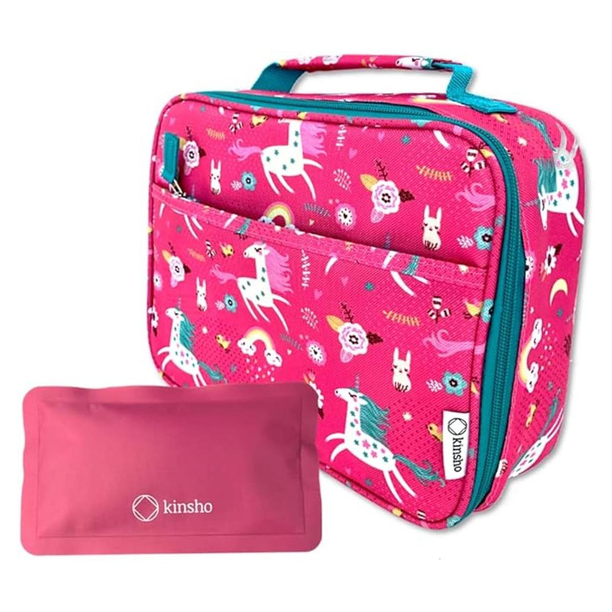 Lonchera de unicornio para niñas y niños pequeños con