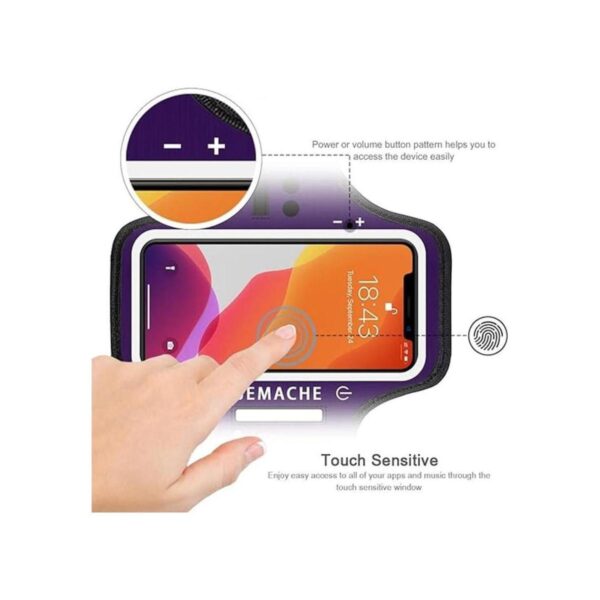 JEMACHE Brazalete para iPhone 14 Pro 13 Pro 12 Pro 11_2