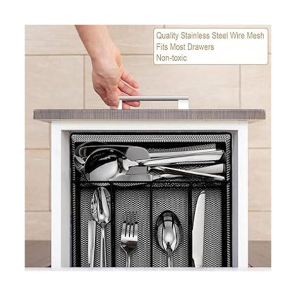 HaWare Organizador de cajones 12.5 x 9.2 pulgadas acero