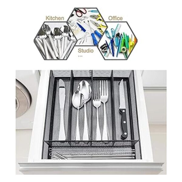 HaWare Organizador de cajones 12.5 x 9.2 pulgadas acero