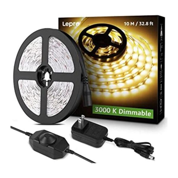 Lepro Tira de luz LED luces de tocador regulables de 32.8