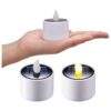 PChero 6 luces solares de té impermeables recargables_3