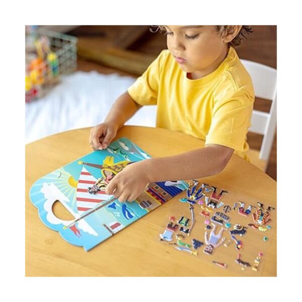Melissa Doug Puffy Juego de 3 calcomanías piratas_2