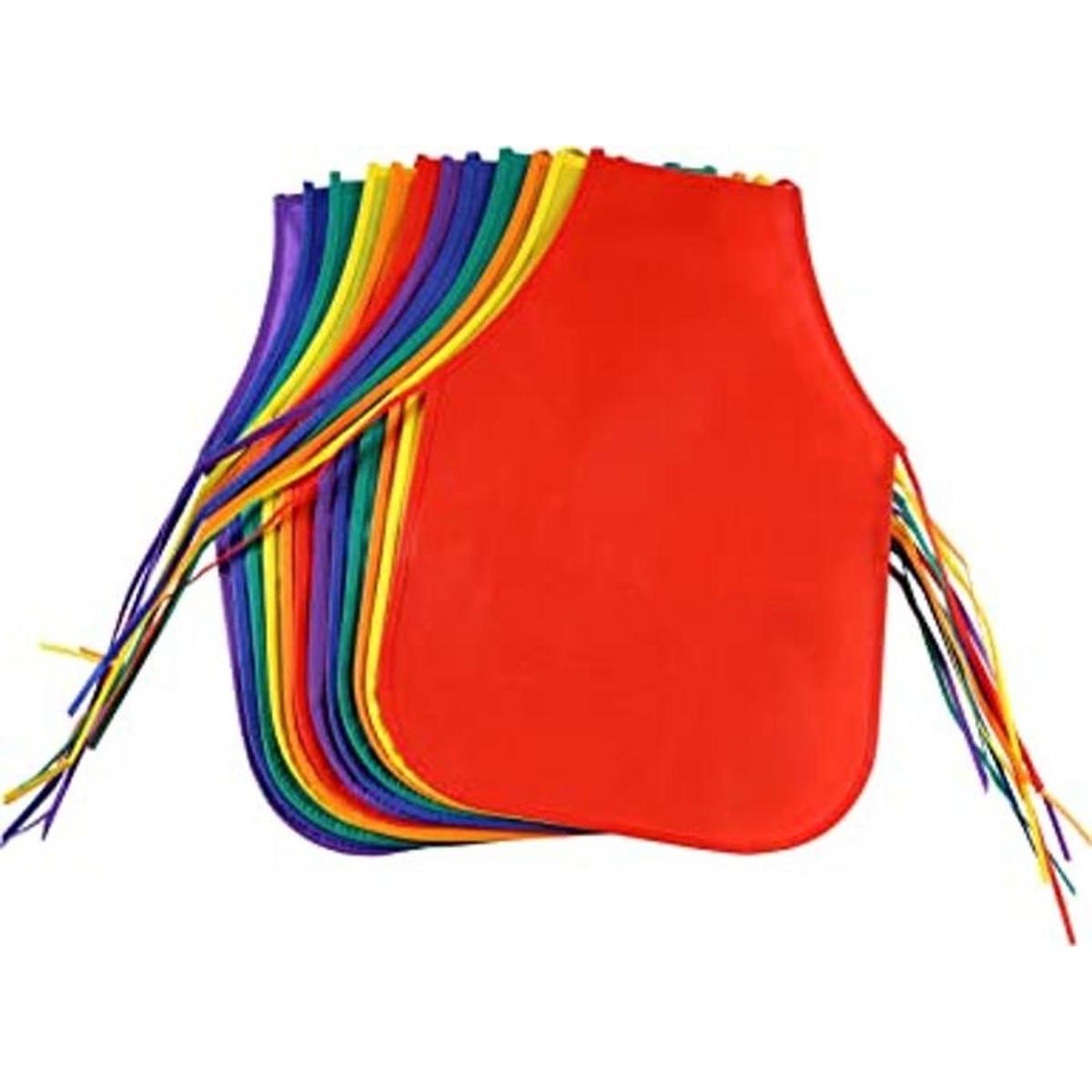 Pllieay 12 delantales de tela de 6 colores para 37 años no