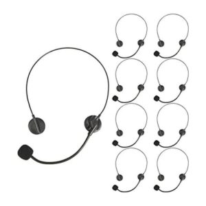 PROLOSO Juego de 9 auriculares con micrófono para niños_1