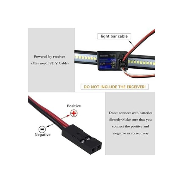 Globact Super brillante RC LED barra de luz techo LED Kit_4