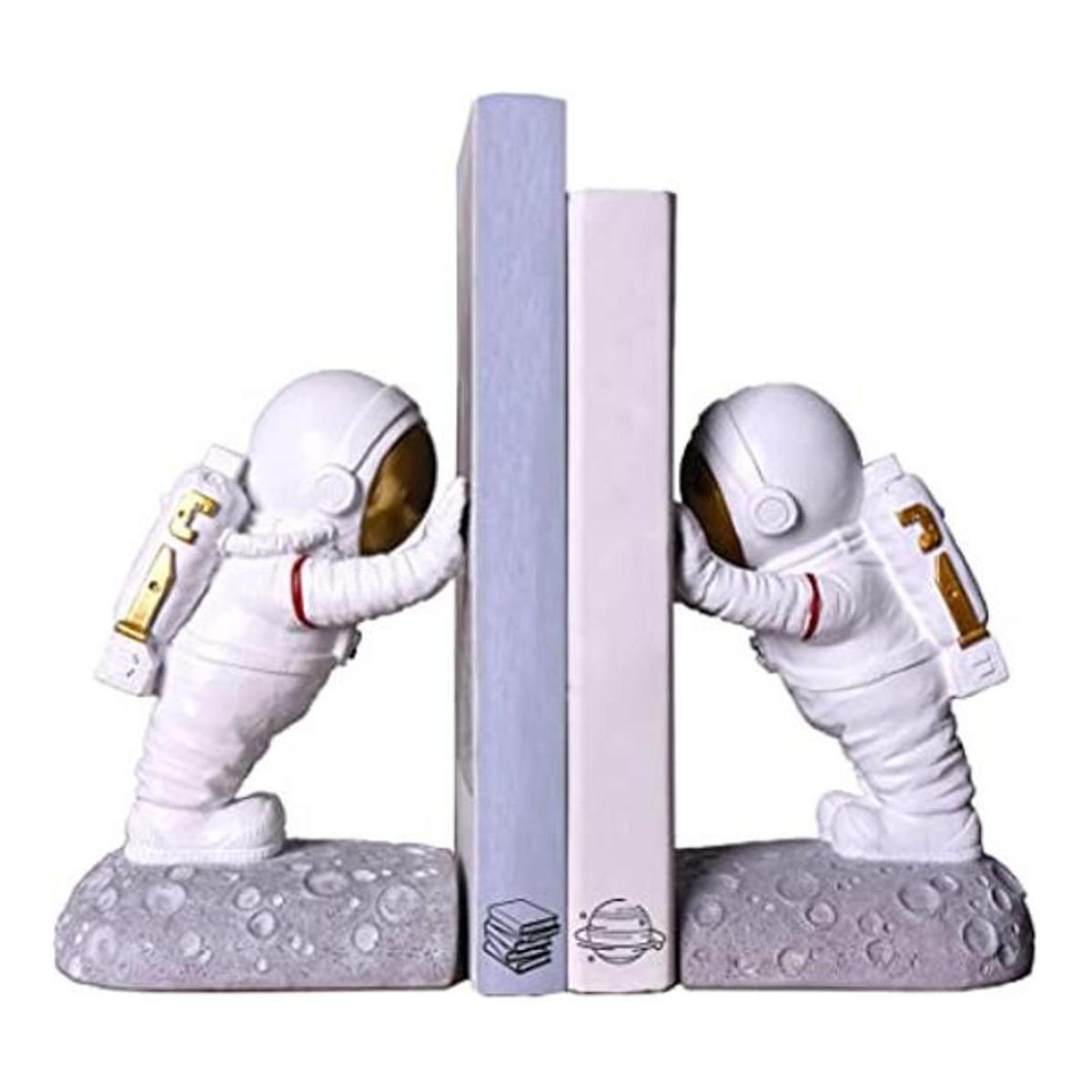 Joyvano Sujetalibros de astronauta extremos de libros