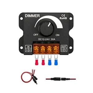 Regulador de intensidad de tira de luz LED DC 12 V24 V 30_1
