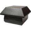 Nuvo Iron SPC25 Plástico Negro Poste 4 x 4 Tapa