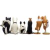 Juego de 6 figuritas coleccionables de equipo de yoga
