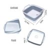 Lavabo plegable de 9 L con tapón de desage con asas de_6