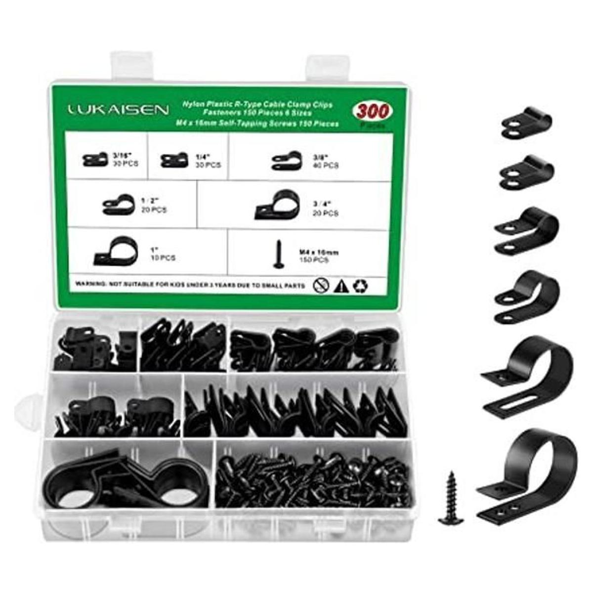 Clips de cable para organizador de cables de gestión de