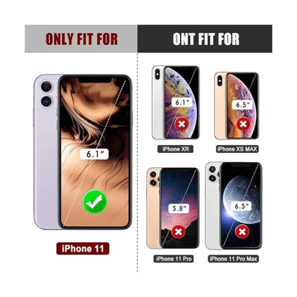 Mitywah Funda impermeable compatible con iPhone 11_2