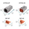 JRready ST6245 DTP Kit de conectores de 4 pines color_2