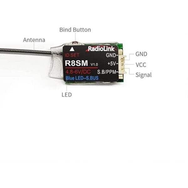 Radiolink R8SM Quadcopter Mini receptor de 8 canales 2.4 G_2