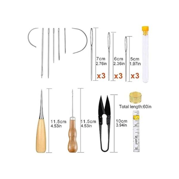 Kit de costura de cuero herramientas y suministros de_4