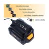 Biswaye WA3742 WA3732 Cargador de litio de 20 V