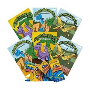 Mini libros de colorear de dinosaurios para niños paquete_1